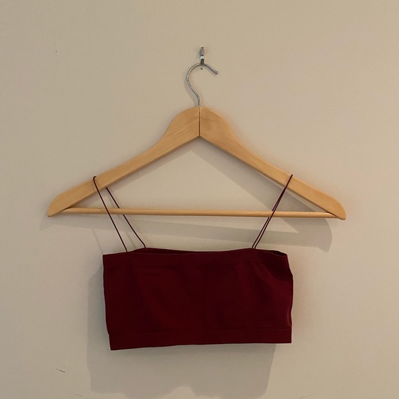 Urban outfitters burgundy bralette/ bandeau - Picture 2 of 2